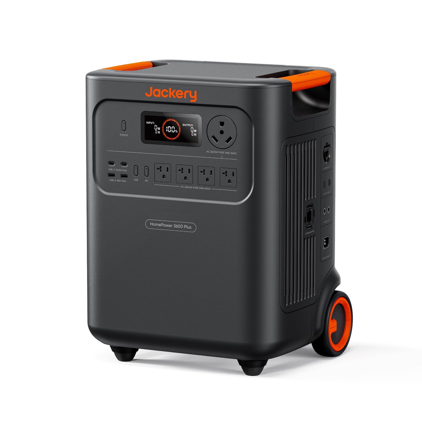 Jackery HomePower 3600 Plus Portable Power Station, 3600W AC Output, 3584Wh LFP Solar Generator