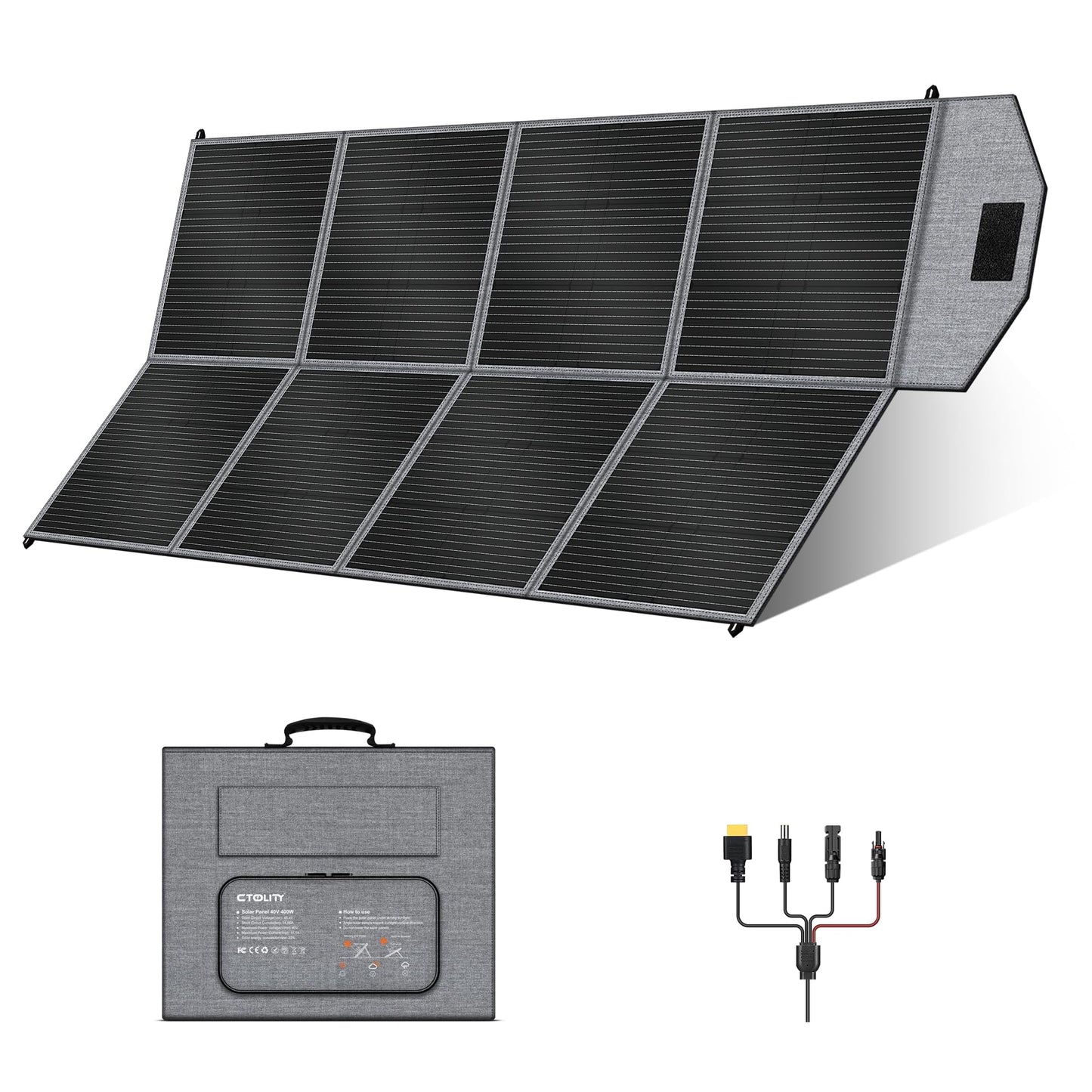 CTOLITY SPC Portable Solar Panel for Power Station