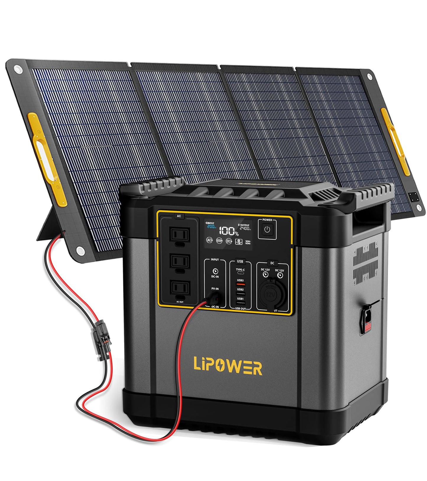 2150Wh 2400W Solar Generator Kit