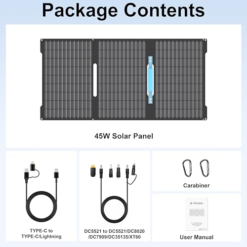 IP67 Foldable Portable Solar Panel Charger