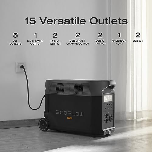 EF ECOFLOW 120V Home Backup Kit: DELTA Pro 3600Wh Power Station