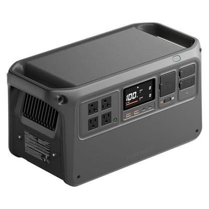DJI Portable Power Station, LFP Battery, Compact Size, Electric Generator for Home, Camping & RVs, Off-Grid