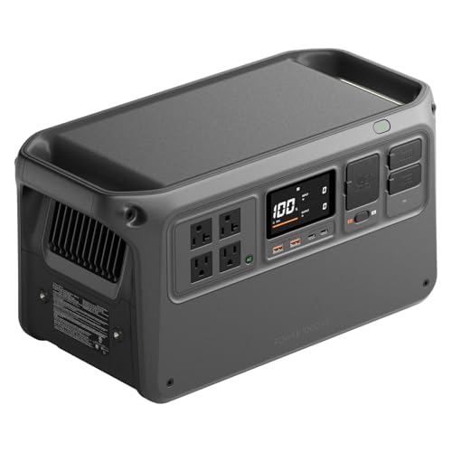 DJI Portable Power Station, LFP Battery, Compact Size, Electric Generator for Home, Camping & RVs, Off-Grid