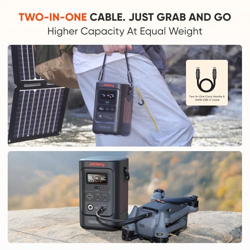 Jackery Portable Power Station Explorer 300, 293Wh Backup Lithium Battery, Solar Generator for Outdoors Camping Travel Hunting Blackout (Solar Panel Optional)