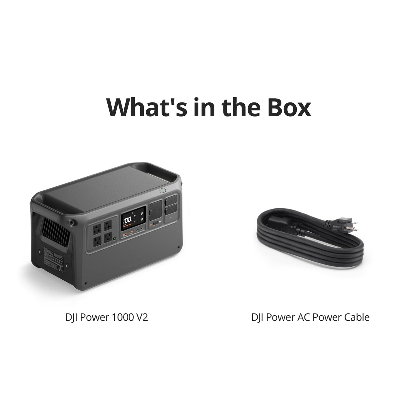 DJI Portable Power Station, LFP Battery, Compact Size, Electric Generator for Home, Camping & RVs, Off-Grid