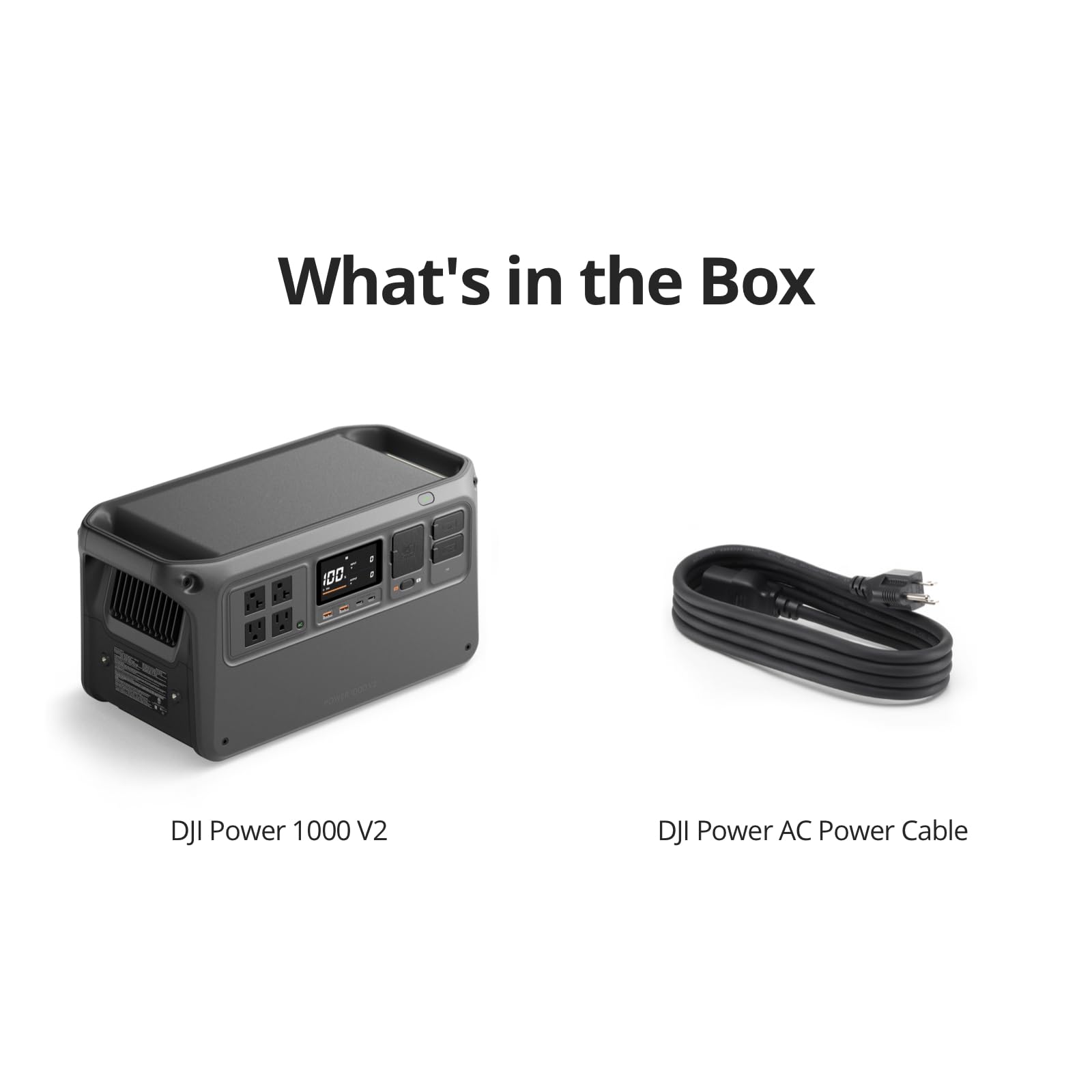 DJI Portable Power Station, LFP Battery, Compact Size, Electric Generator for Home, Camping & RVs, Off-Grid