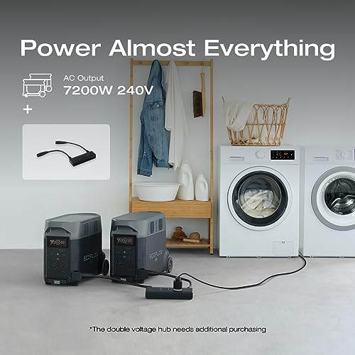 EF ECOFLOW 120V Home Backup Kit: DELTA Pro 3600Wh Power Station