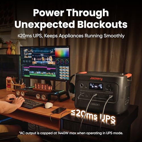 Jackery HomePower 3000 Portable Power Station, 3072Wh LFP Battery, 3600W AC Output