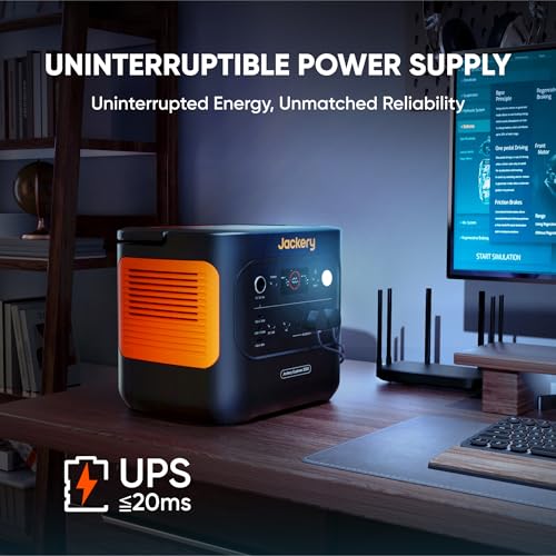 Jackery Explorer 2000 v2 Portable Power Station, 2042Wh LiFePO4 Home Backup Battery, 2200W Solar Generator