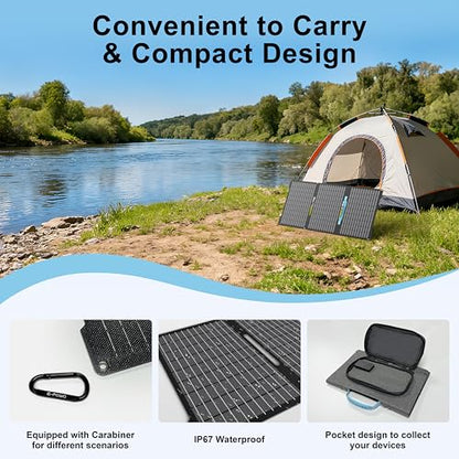 IP67 Foldable Portable Solar Panel Charger