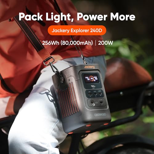 Jackery Portable Power Station Explorer 300, 293Wh Backup Lithium Battery, Solar Generator for Outdoors Camping Travel Hunting Blackout (Solar Panel Optional)