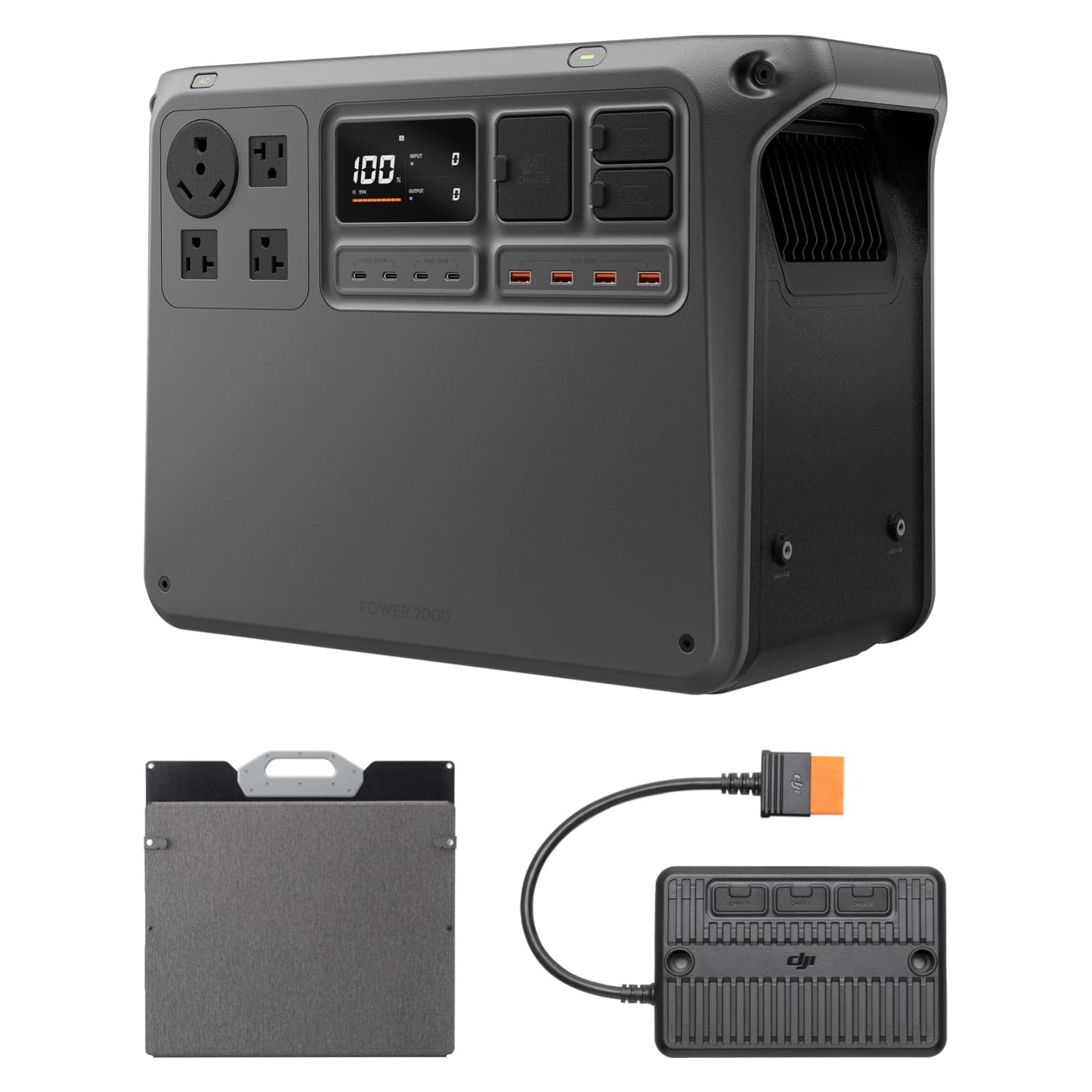 DJI Portable Power Station, LFP Battery, Compact Size, Electric Generator for Home, Camping & RVs, Off-Grid