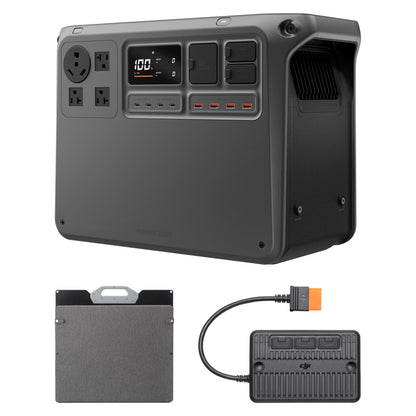 DJI Portable Power Station, LFP Battery, Compact Size, Electric Generator for Home, Camping & RVs, Off-Grid