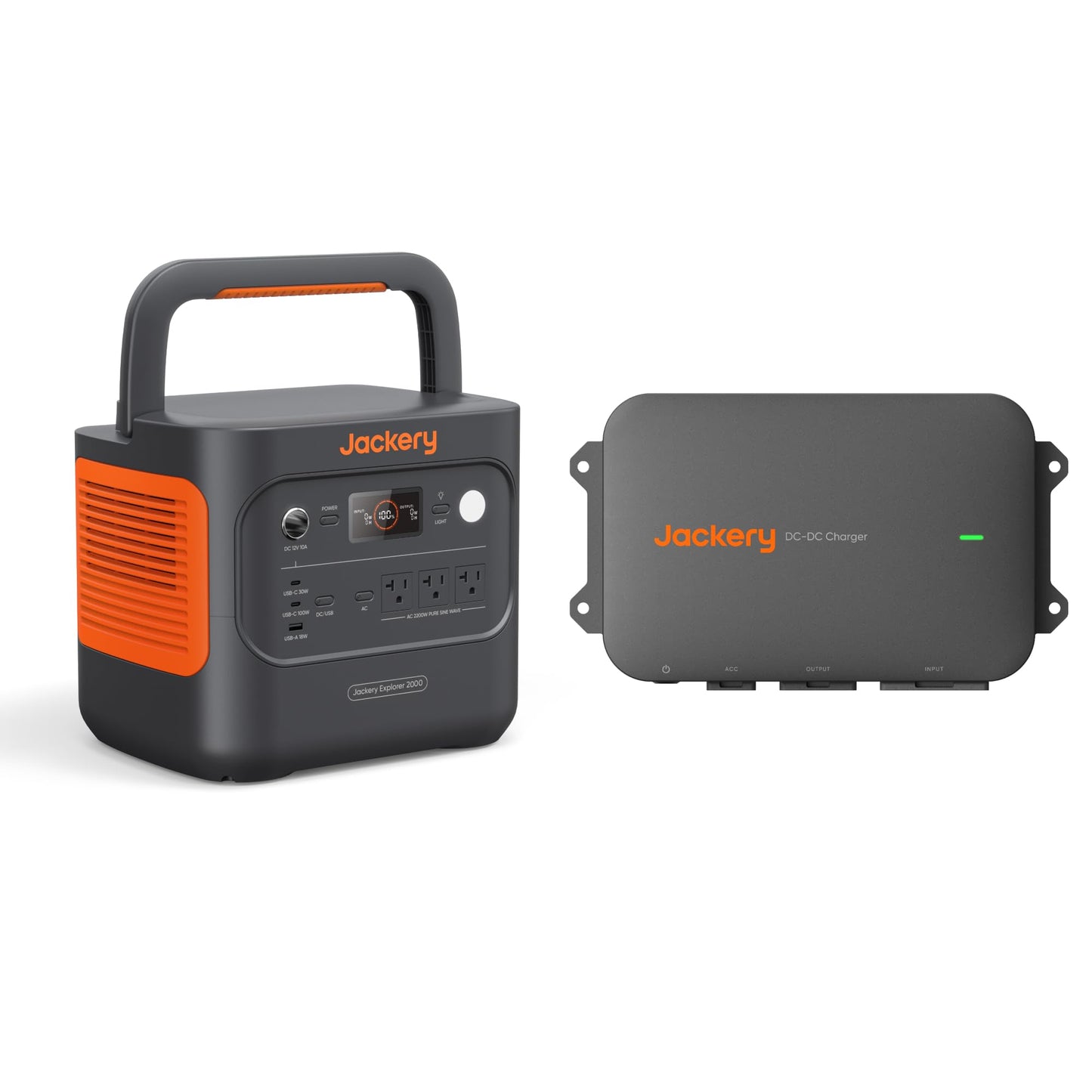 Jackery Explorer 2000 v2 Portable Power Station, 2042Wh LiFePO4 Home Backup Battery, 2200W Solar Generator