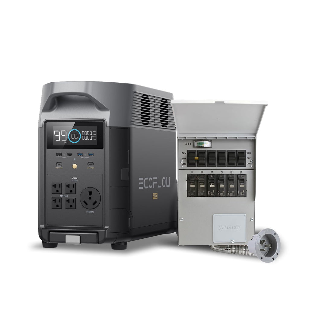 EF ECOFLOW 120V Home Backup Kit: DELTA Pro 3600Wh Power Station