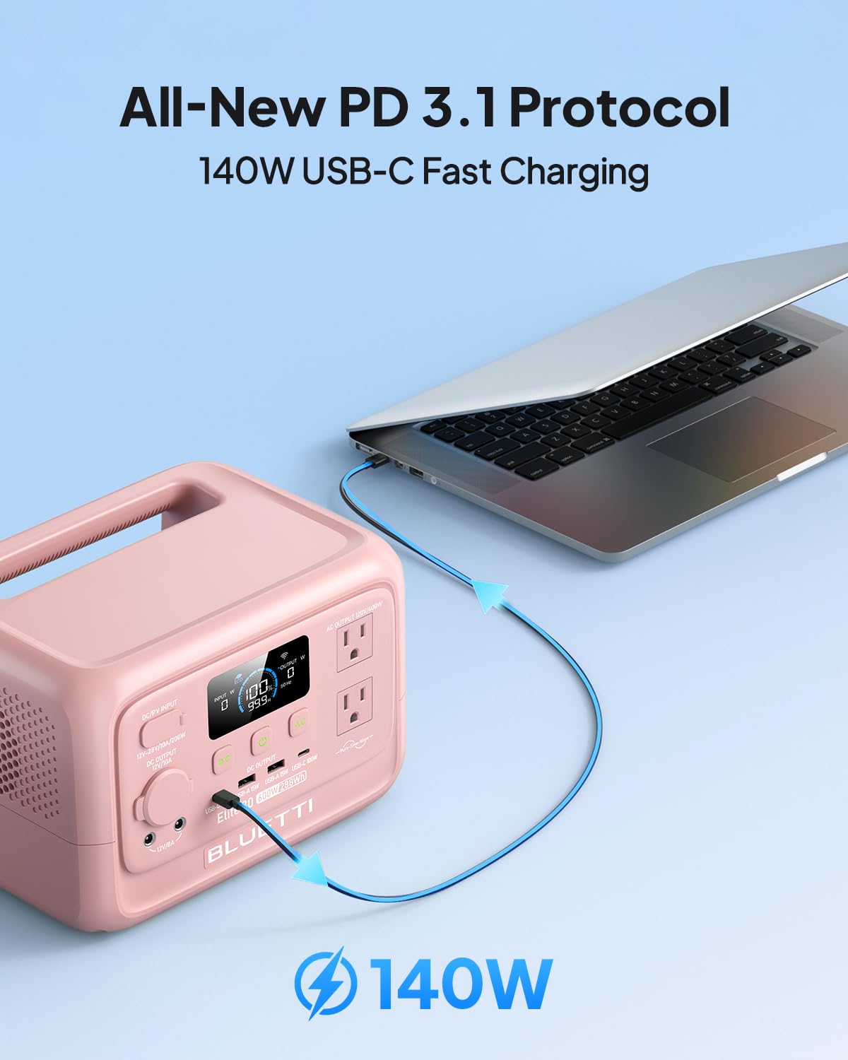 288Wh 600W LiFePO4 Power Station