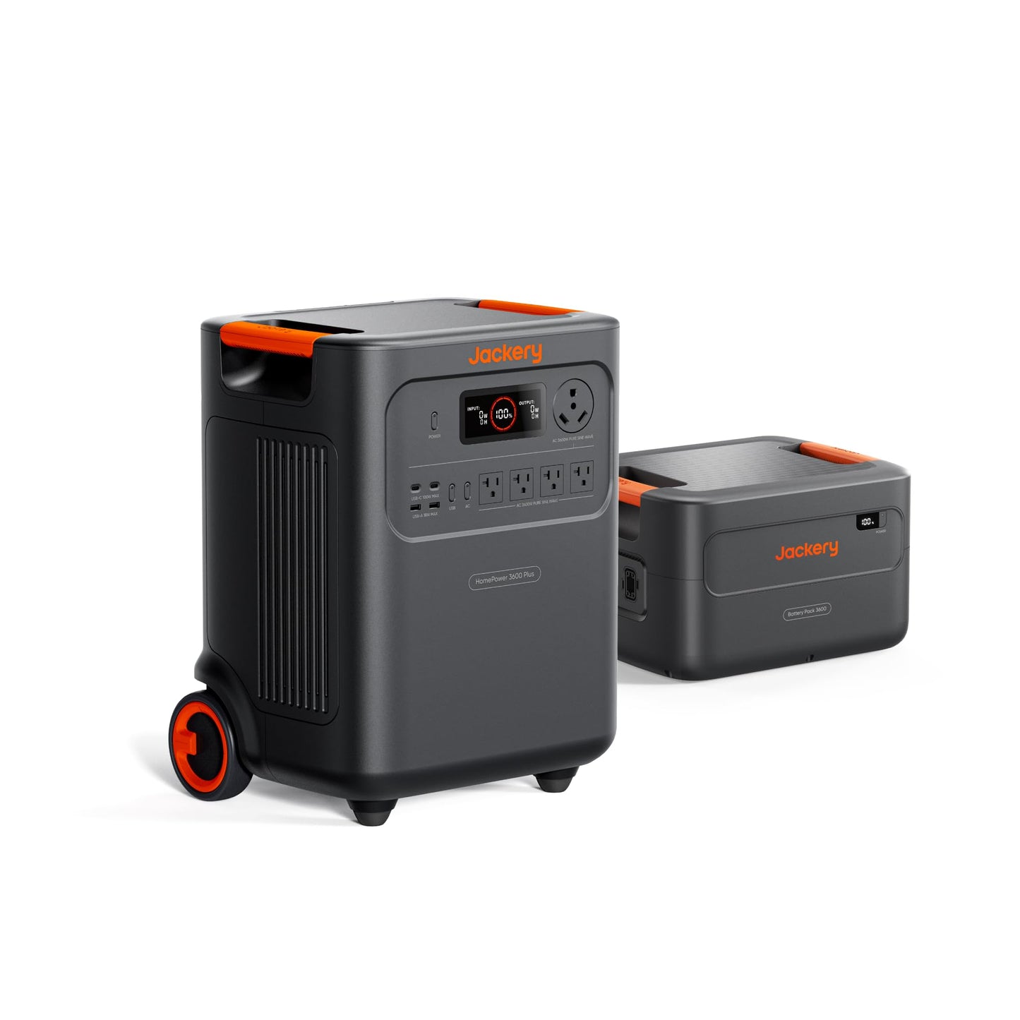 Jackery HomePower 3600 Plus Portable Power Station, 3600W AC Output, 3584Wh LFP Solar Generator