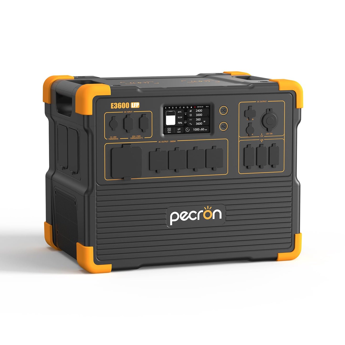 E3600LFP 3072Wh 3600W LiFePO4 Power Station