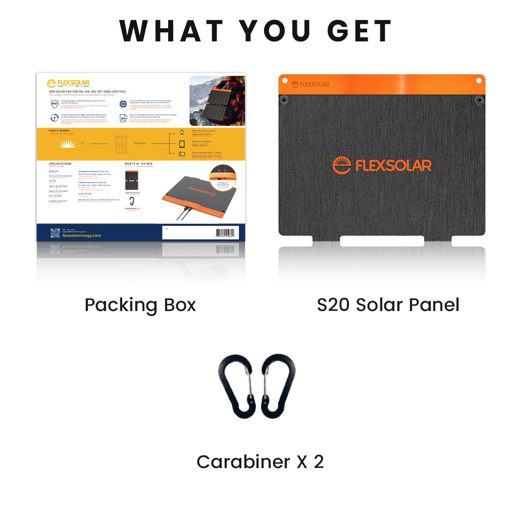 Waterproof Solar Panels for Portable Power Station