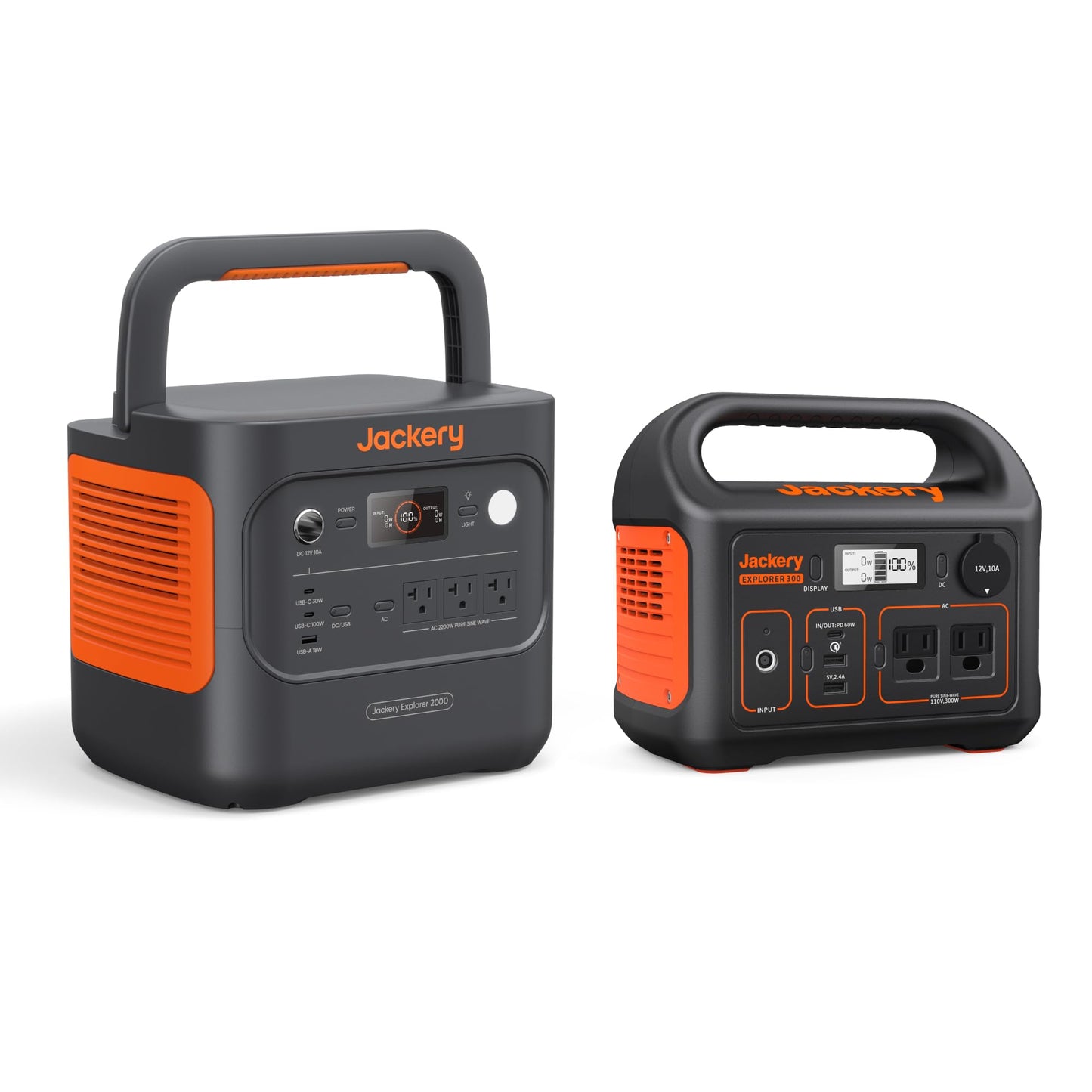 Jackery Explorer 2000 v2 Portable Power Station, 2042Wh LiFePO4 Home Backup Battery, 2200W Solar Generator