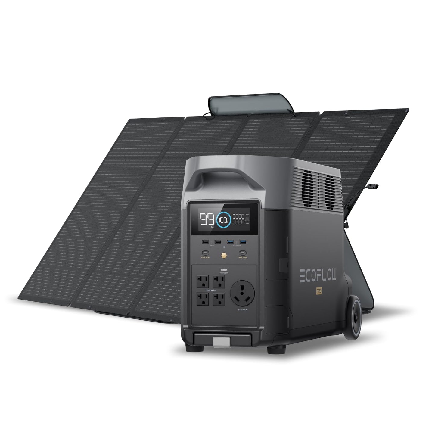 EF ECOFLOW 120V Home Backup Kit: DELTA Pro 3600Wh Power Station