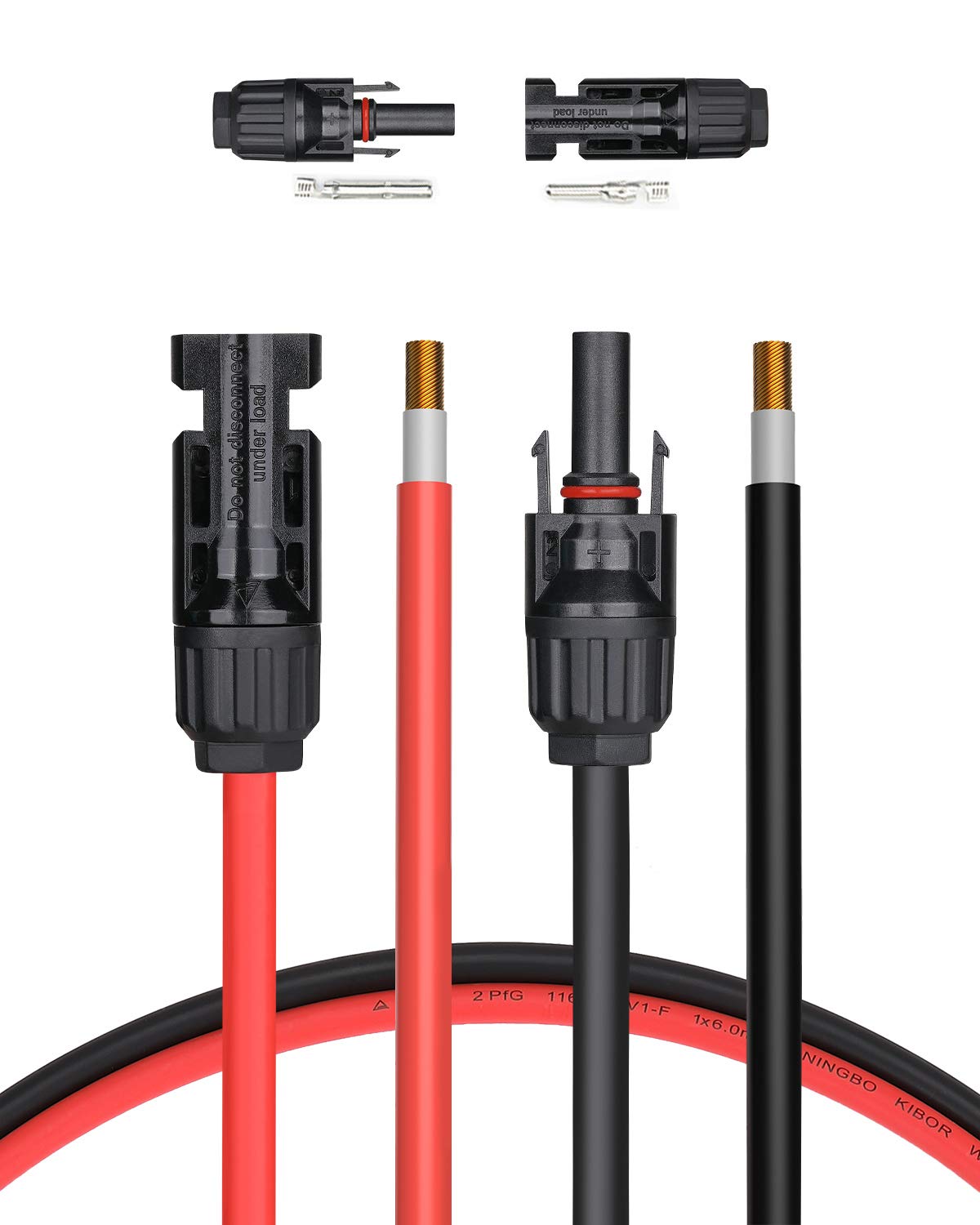 Solar Extension Cable Adapter Kit 8AWG 10AWG 12AWG with MC4 Connectors