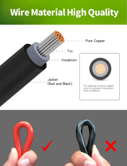 7-in-1 Solar Panel Adapter Kit MC4 DC XT60 Anderson