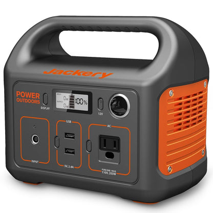 Jackery Portable Power Station Explorer 300, 293Wh Backup Lithium Battery, Solar Generator for Outdoors Camping Travel Hunting Blackout (Solar Panel Optional)
