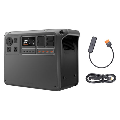 DJI Portable Power Station, LFP Battery, Compact Size, Electric Generator for Home, Camping & RVs, Off-Grid