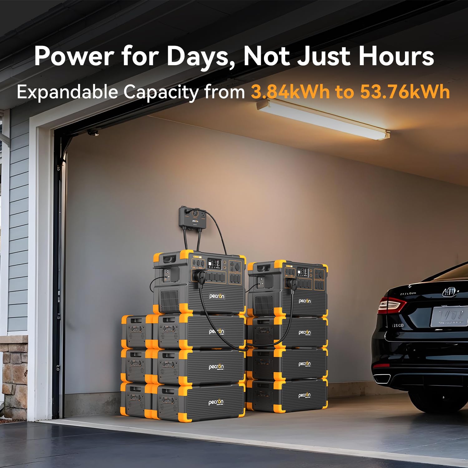 E3800 3840Wh 4200W LiFePO4 Power Station
