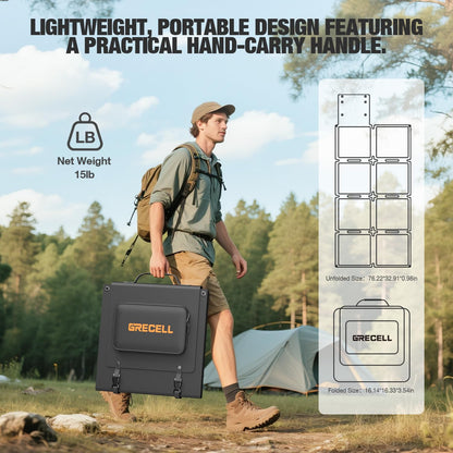 Portable Solar Panel for Power Station
