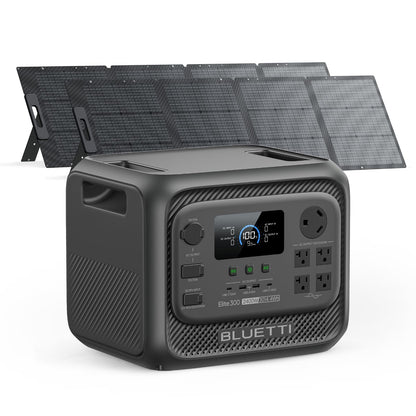 BLUETTI Elite 300 Portable Power Station (2026 New), 3014.4Wh LiFePO4 Battery Backup w/ 2400W AC Outlets (4800W Surge)