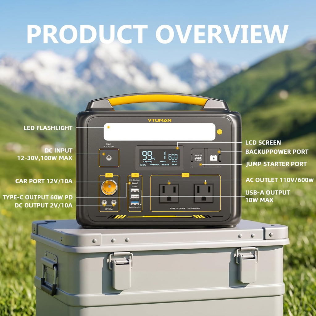 Jump 600X Portable Solar Generator Series