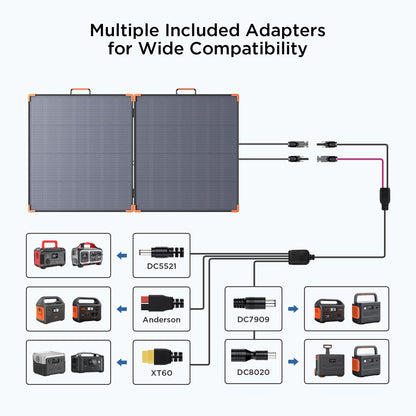 iHaospace Solar to XT60i 25FT 12AWG Solar Charge Extension Cable for Power Station