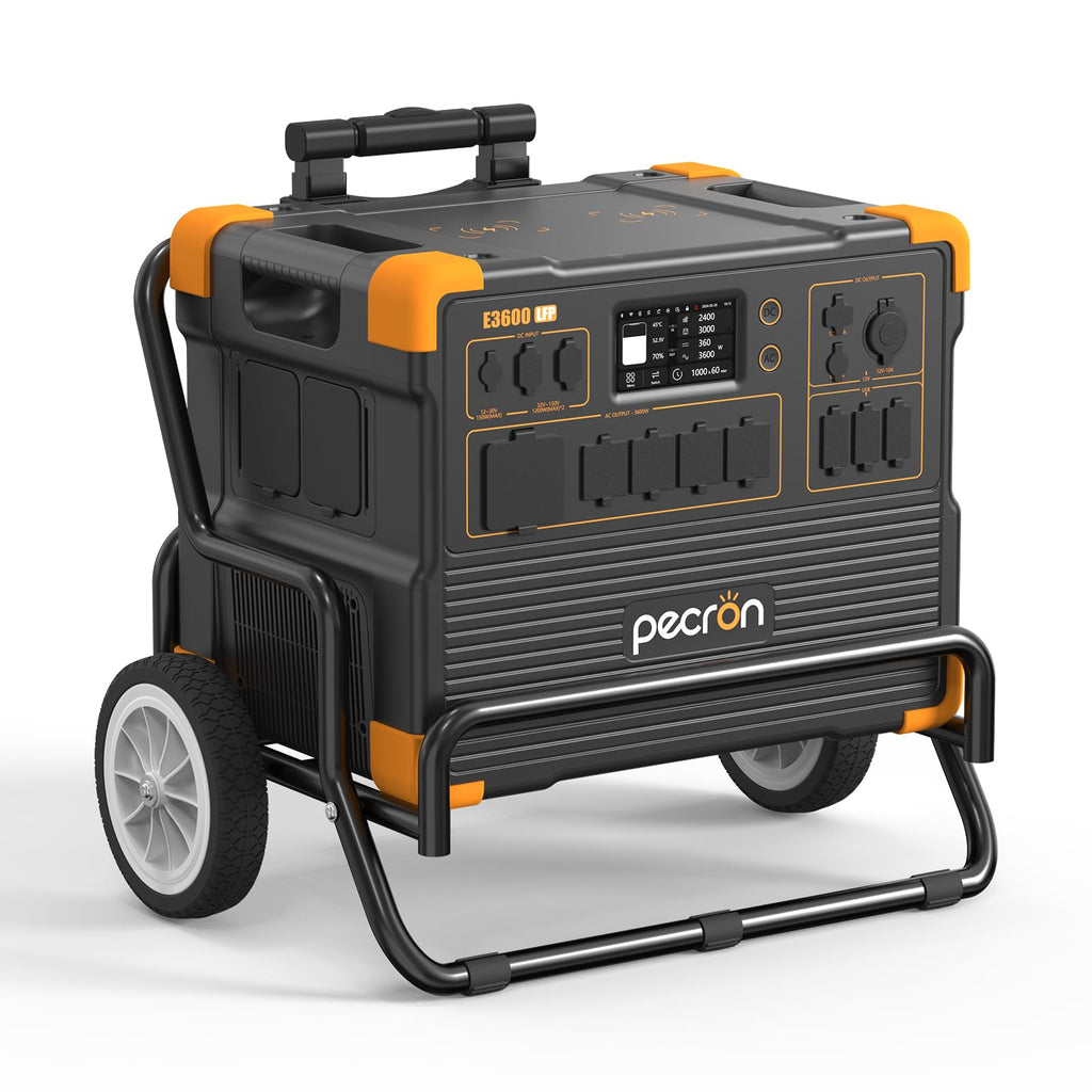 E3600LFP 3072Wh 3600W LiFePO4 Power Station
