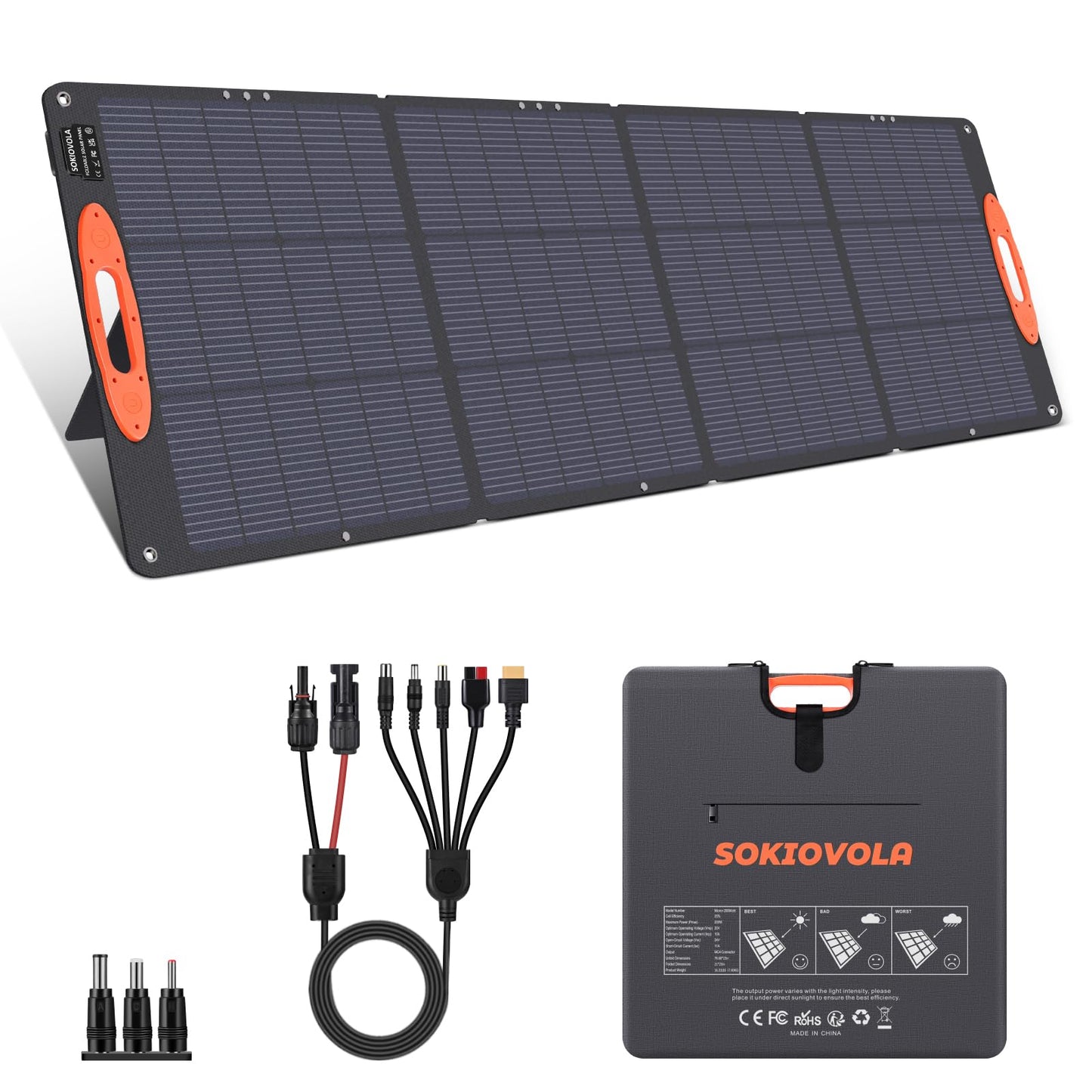 Portable Foldable Solar Panel Charger