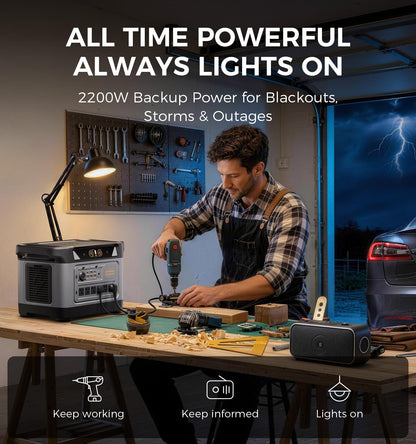 S1000 Pro Portable Solar Generator