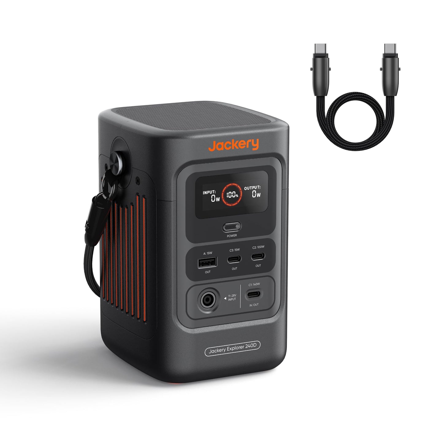 Jackery Portable Power Station Explorer 300, 293Wh Backup Lithium Battery, Solar Generator for Outdoors Camping Travel Hunting Blackout (Solar Panel Optional)