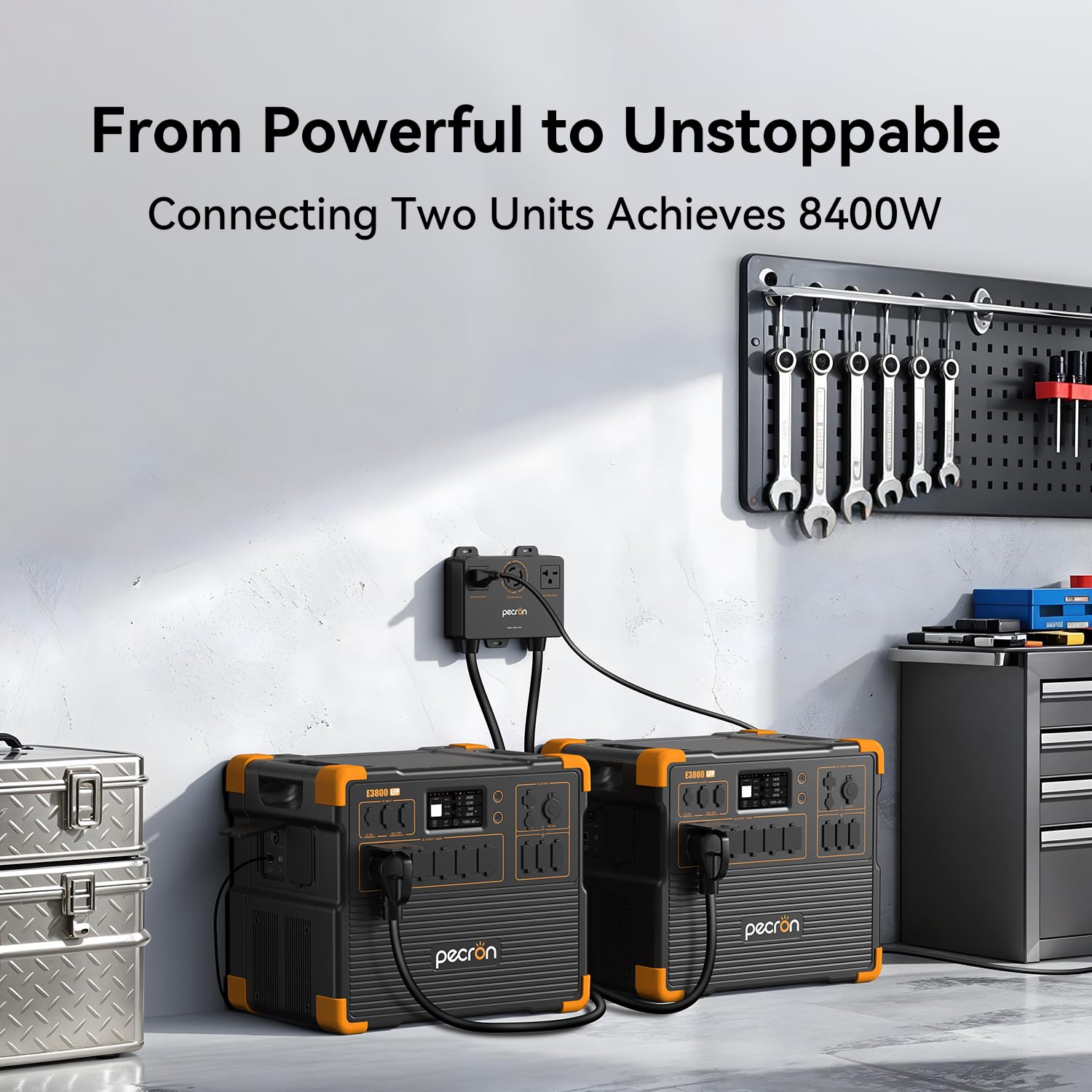 E3800 3840Wh 4200W LiFePO4 Power Station