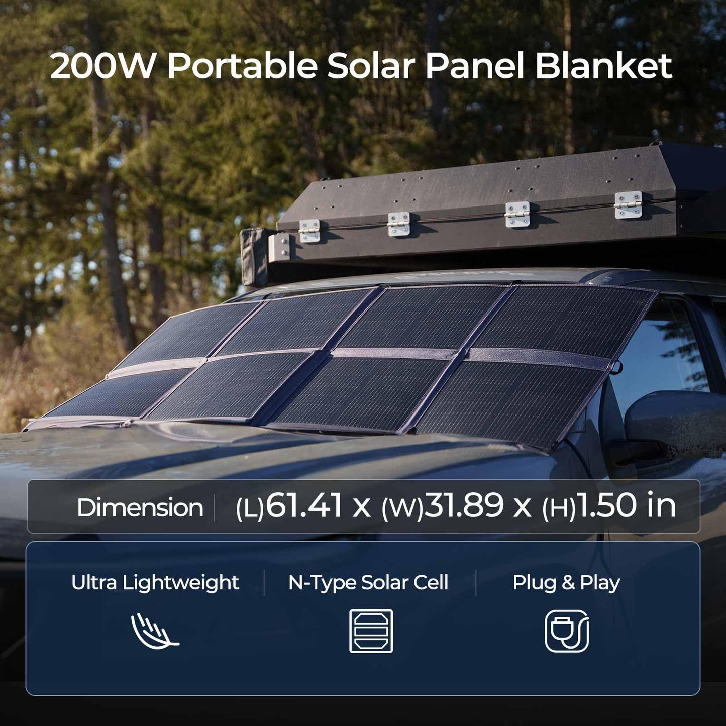 Renogy Portable Solar Panel Blanket