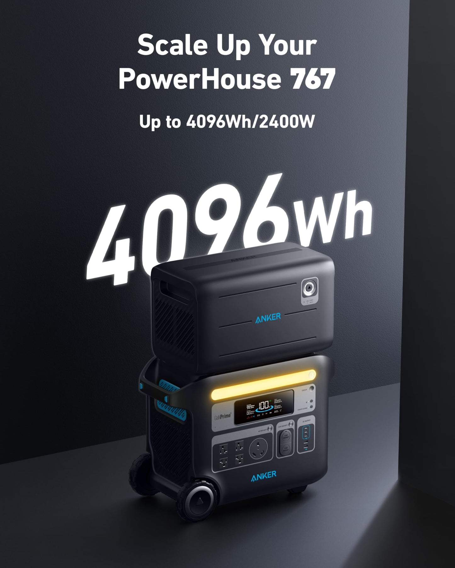 2048Wh Expansion Battery LiFePO4 for Portable Power Station