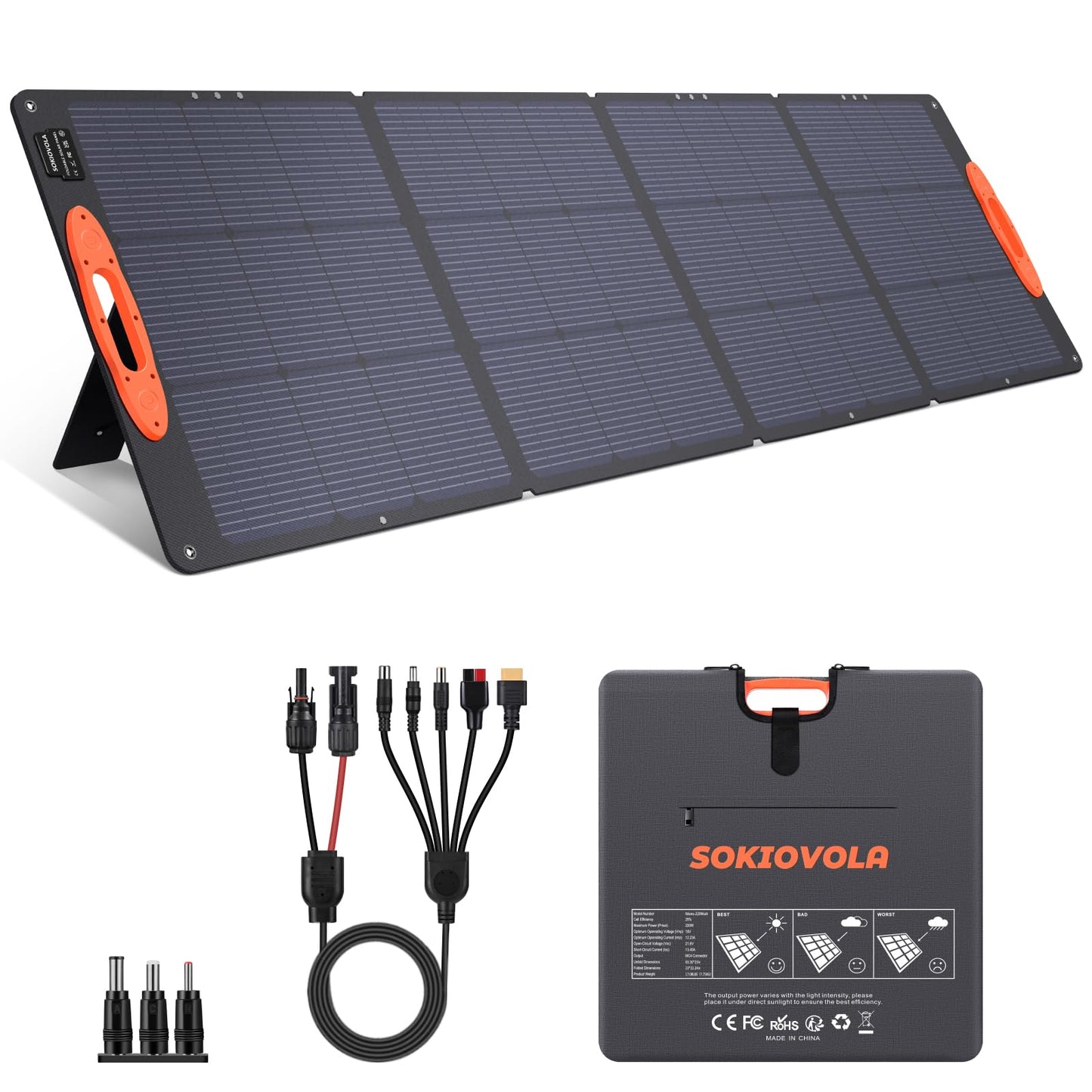 Portable Foldable Solar Panel Charger