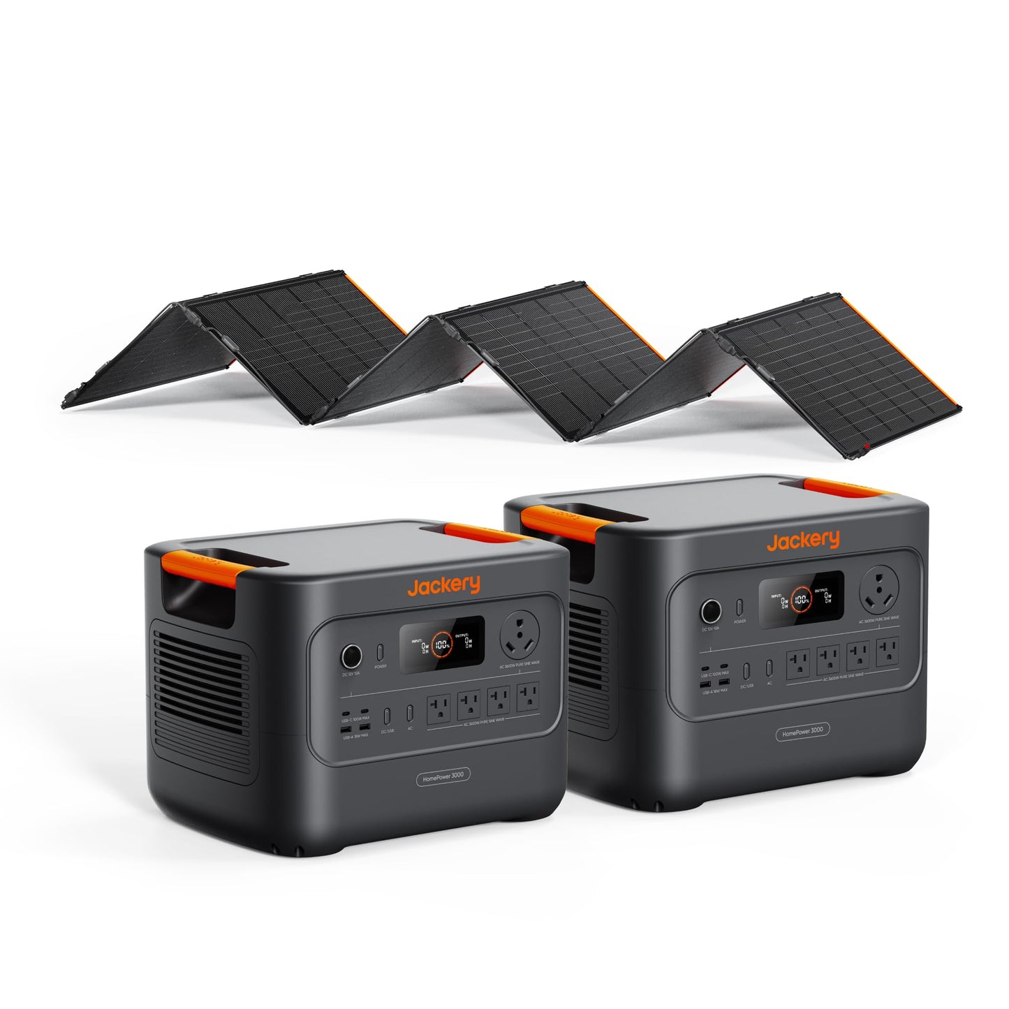 Jackery HomePower 3000 Portable Power Station, 3072Wh LFP Battery, 3600W AC Output