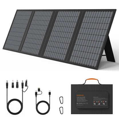 Lightweight Foldable IP67 Portable Solar Panel with Kickstand