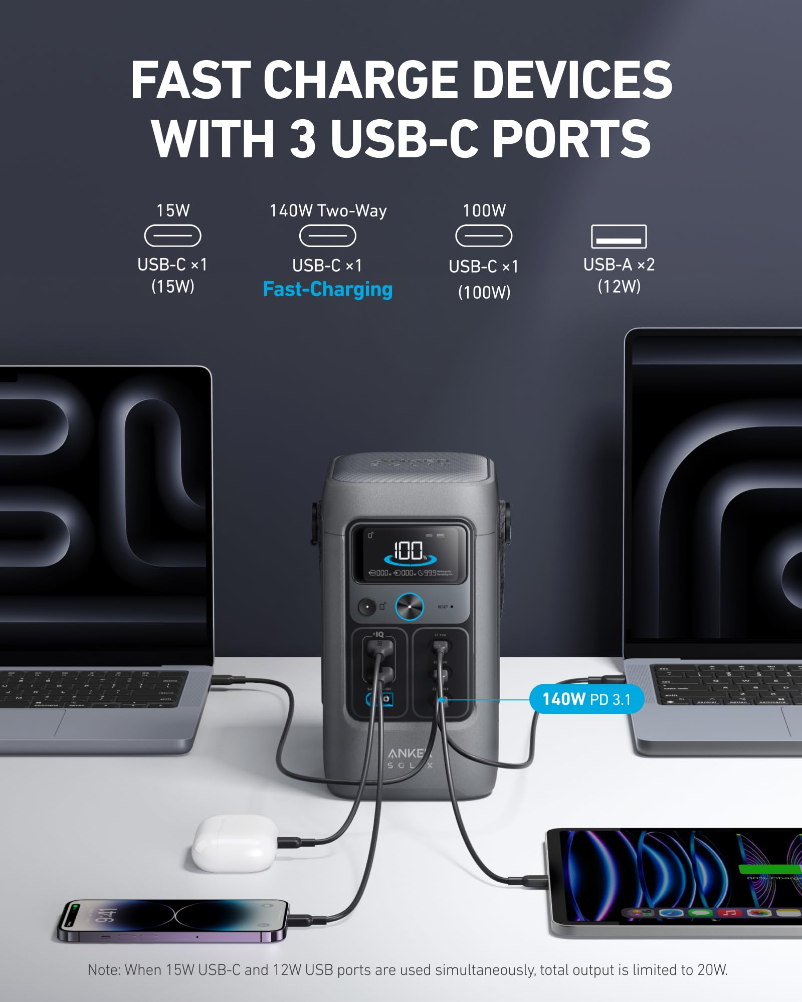 C300 DC Portable Power Station