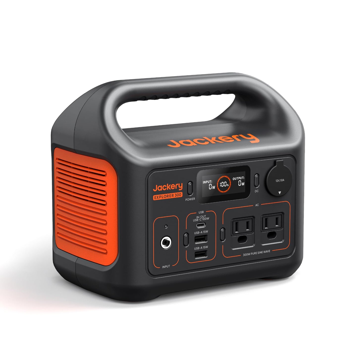 Jackery Portable Power Station Explorer 300, 293Wh Backup Lithium Battery, Solar Generator for Outdoors Camping Travel Hunting Blackout (Solar Panel Optional)