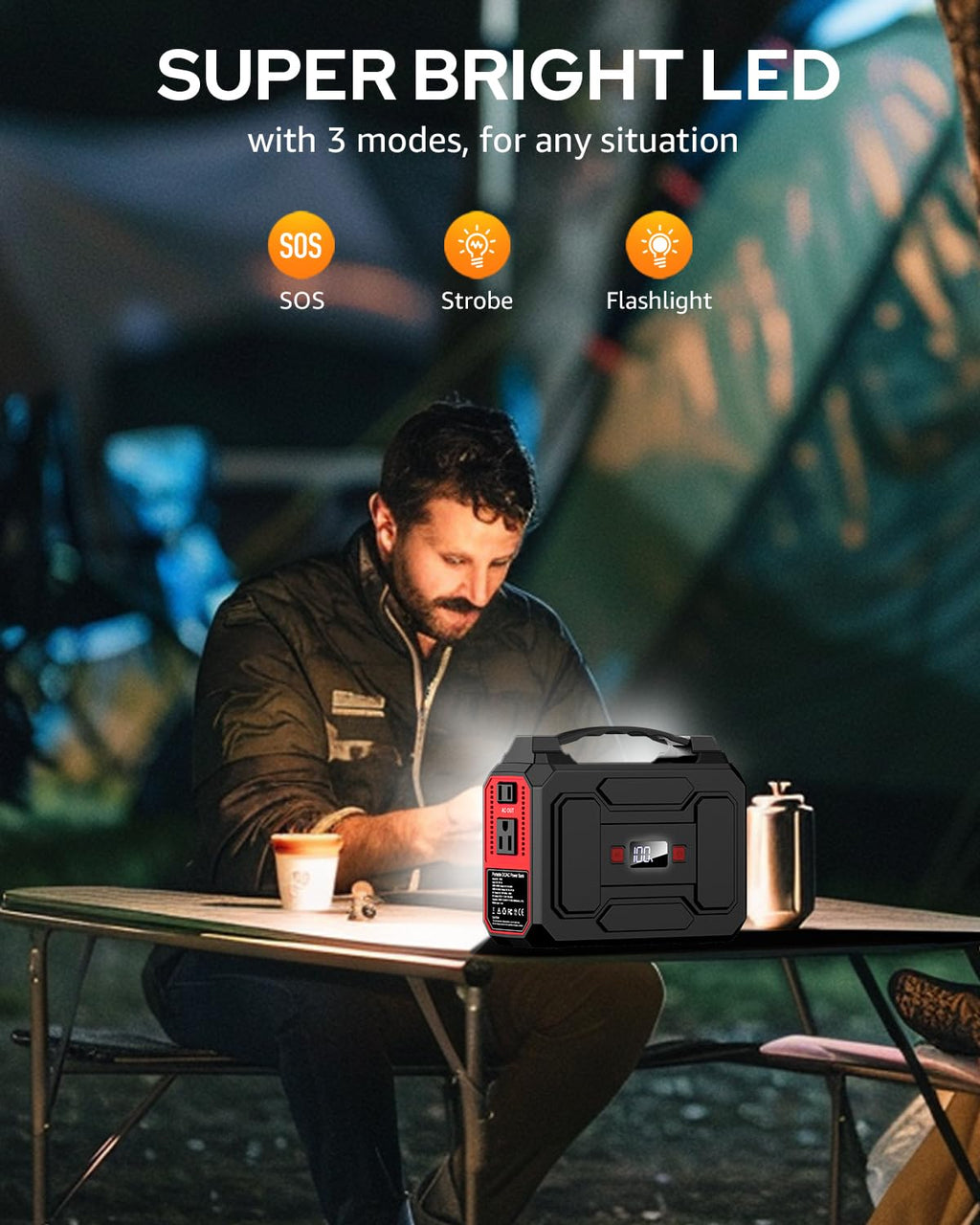 146Wh Solar Generator with 40W Panel