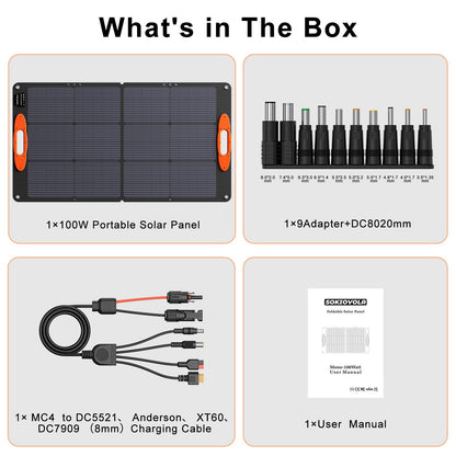 Portable Foldable Solar Panel Charger