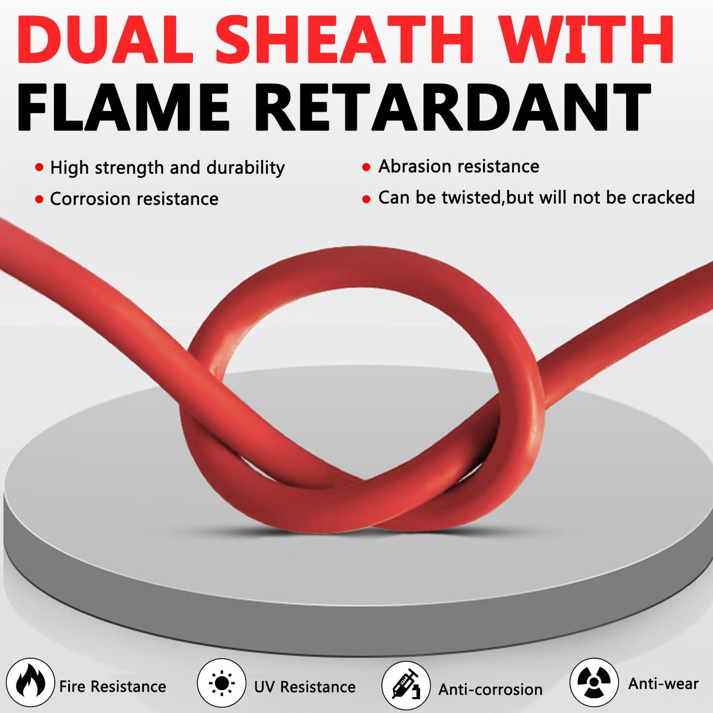 Solar Extension Cable with Waterproof Connectors for RV PV Systems