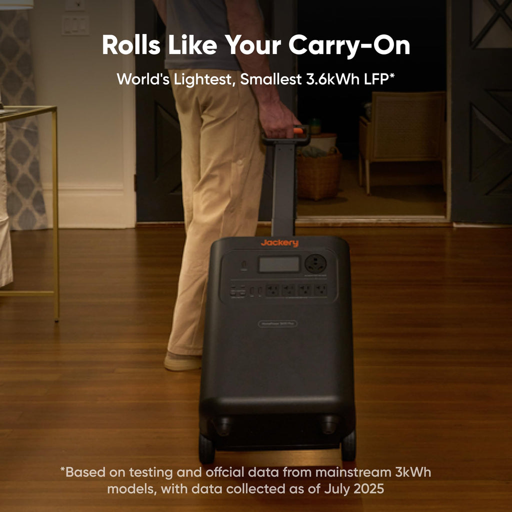 Jackery HomePower 3600 Plus Portable Power Station, 3600W AC Output, 3584Wh LFP Solar Generator
